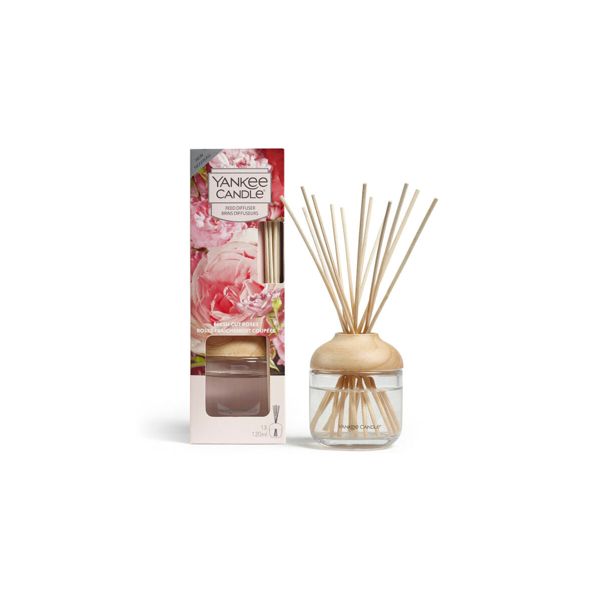 Parfümierte Stäbe Yankee Candle Rosen 120 ml