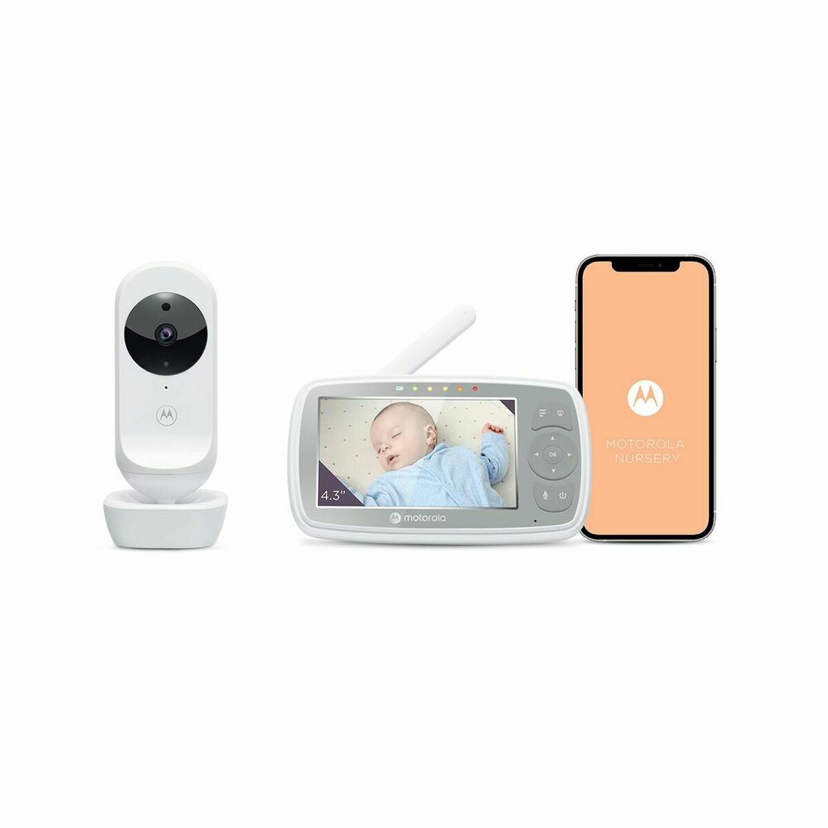 Babyphone mit Kamera Motorola 501278604371 4,3" HD WIFI