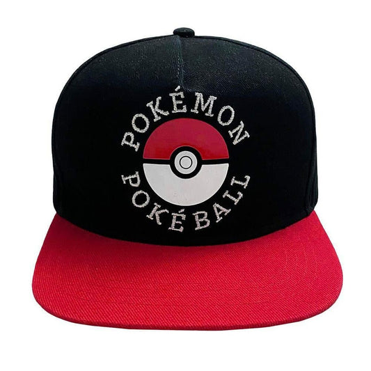 Unisex-Hut Pokémon Trainer 58 cm Schwarz Rot Einheitsgröße