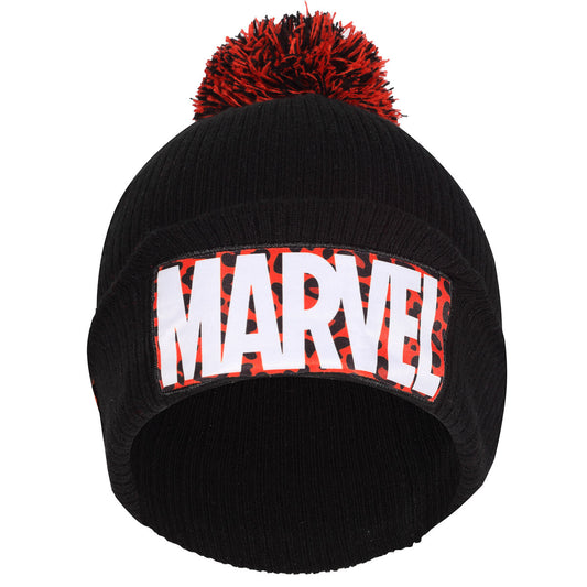 Hut Marvel Leopard Logo Schwarz