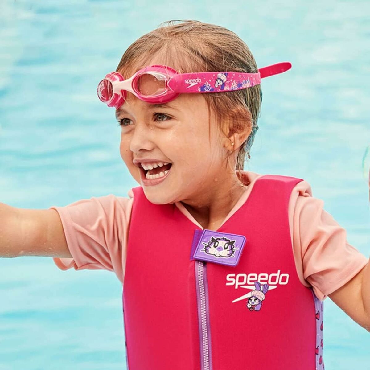 Kinder-Schwimmbrille Speedo 8-1211514639 Rosa Einheitsgröße