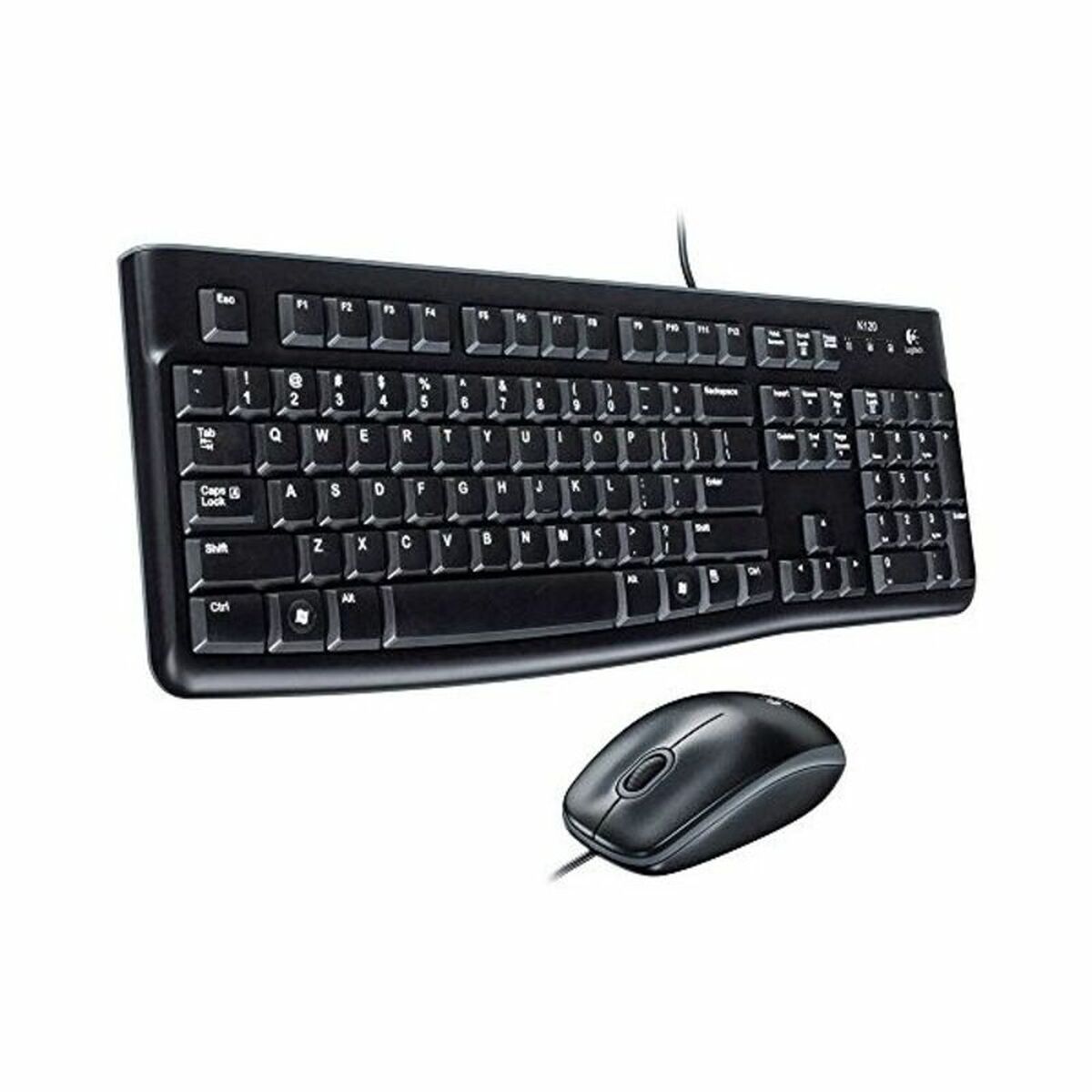 Tastatur und optische Maus Logitech Desktop MK120 1000 dpi USB