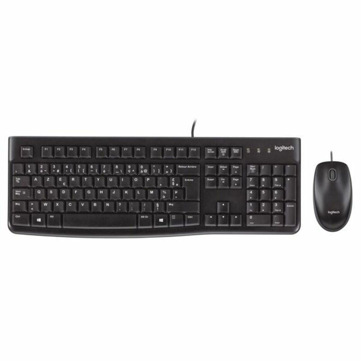 Tastatur und optische Maus Logitech Desktop MK120 1000 dpi USB