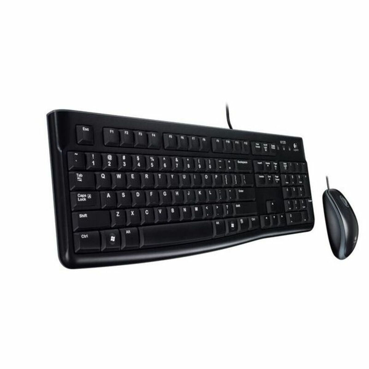 Tastatur und optische Maus Logitech Desktop MK120 1000 dpi USB