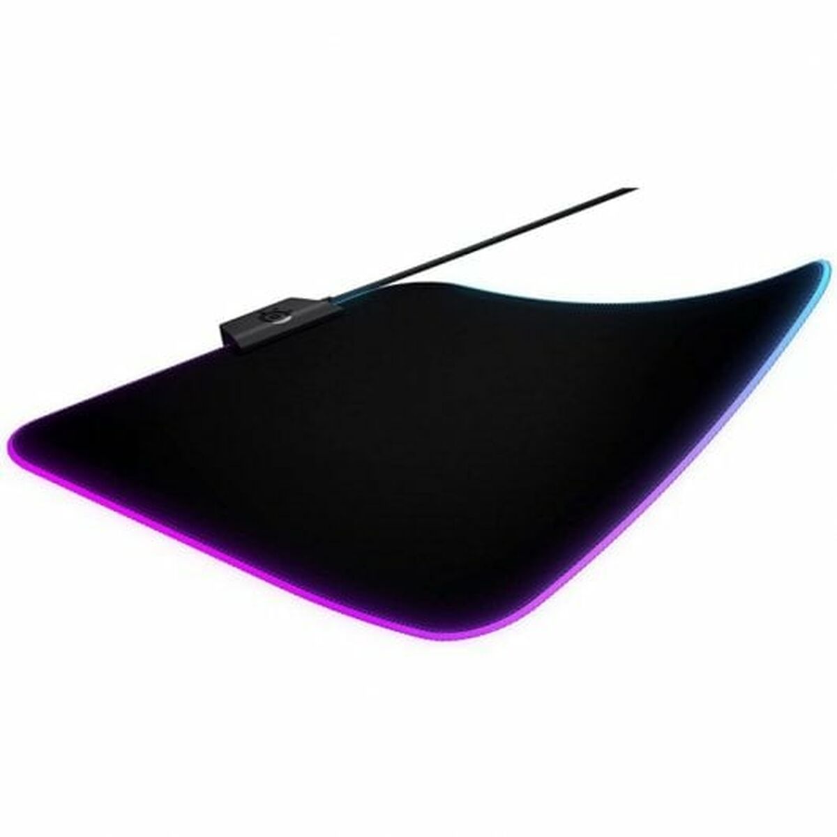 Gaming Mauspad SteelSeries QcK Prism Cloth RGB Gaming Schwarz Bunt