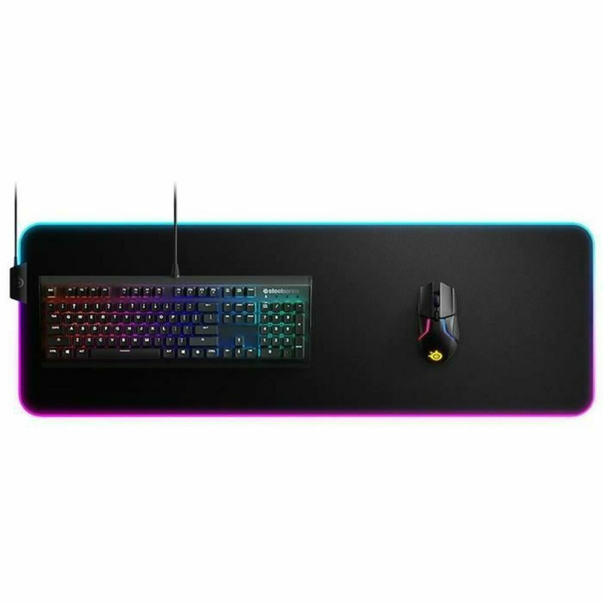 Gaming Mauspad SteelSeries Prism Cloth 3XL 59 x 122 x 0,4 cm Schwarz