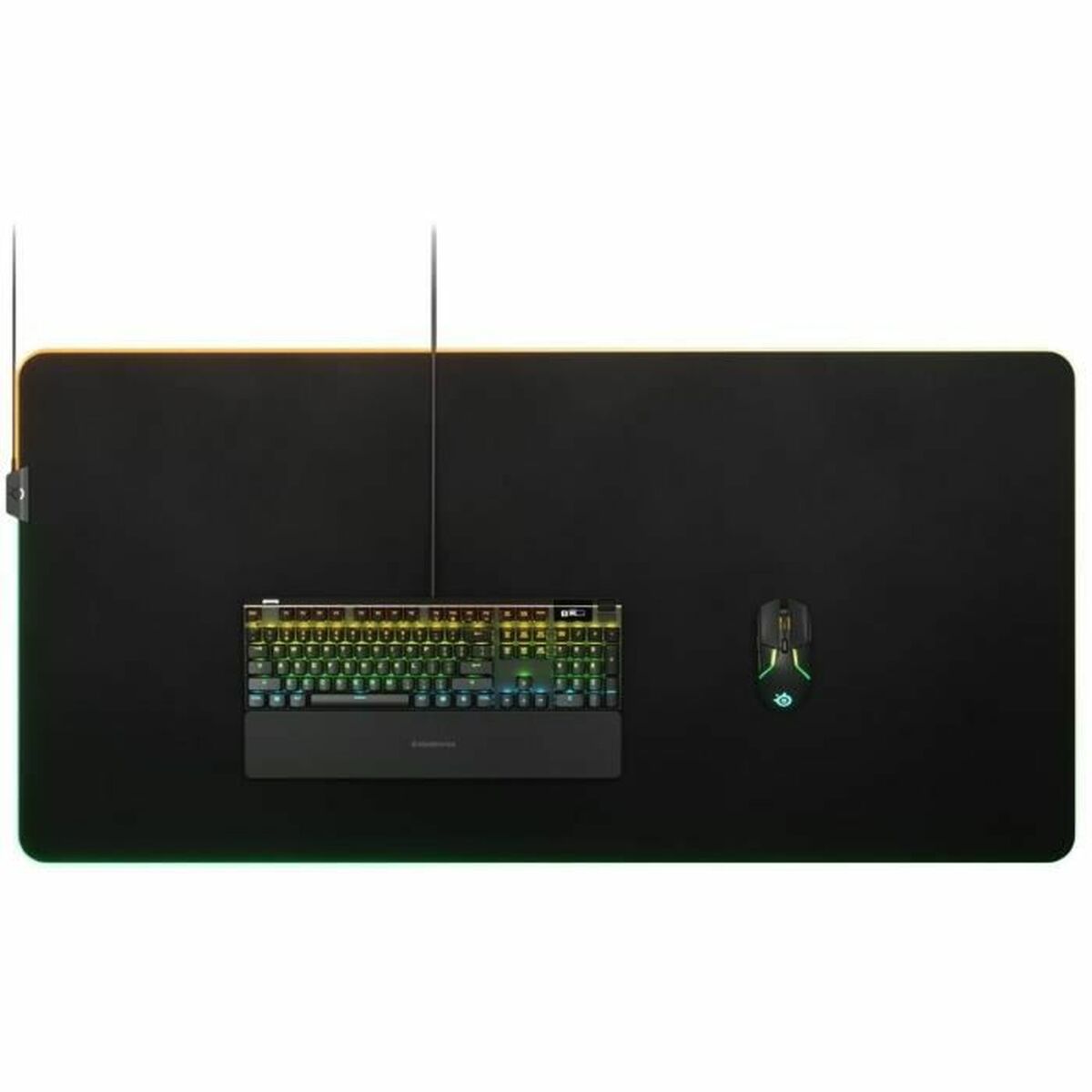 Gaming Mauspad SteelSeries Prism Cloth 3XL 59 x 122 x 0,4 cm Schwarz