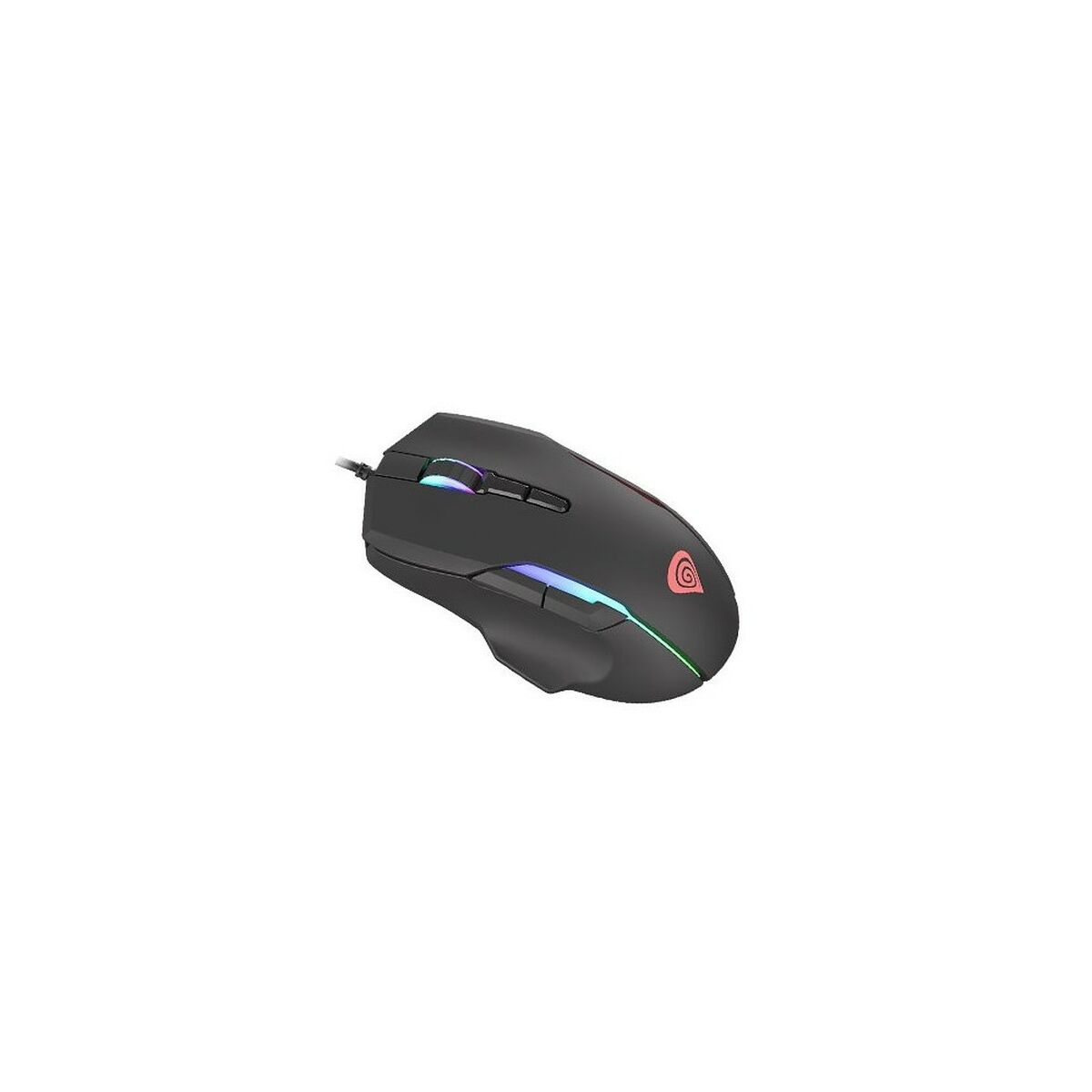 Gaming Maus Genesis NMG-1572 RGB 6400 DPI Schwarz