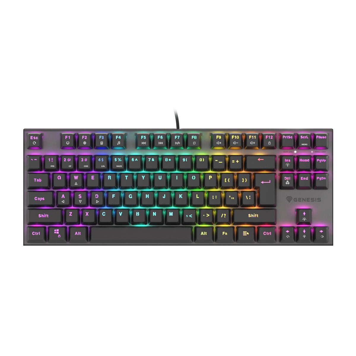 Gaming Tastatur Genesis Thor 303 TKL Qwerty Spanisch