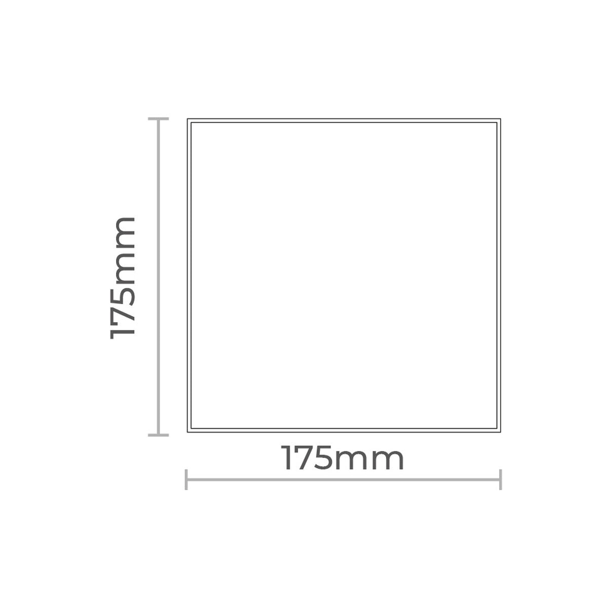 Abdeckung für Luftabsaugung EDM 08417 08413 17,5 x 17,5 cm