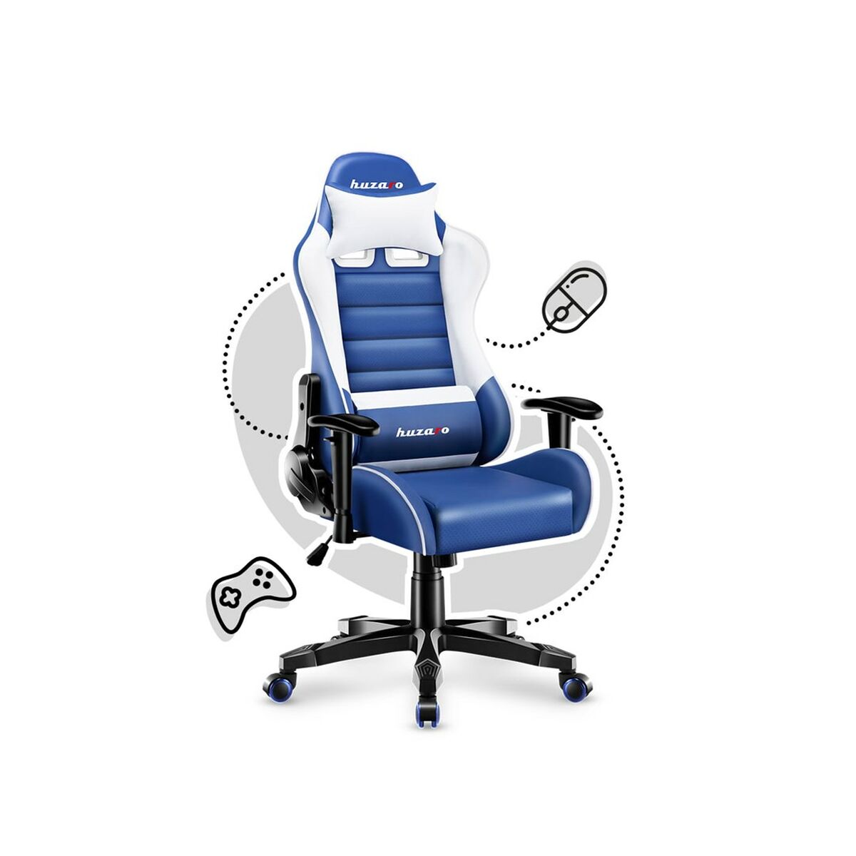 Gaming-Stuhl Huzaro HZ-Ranger 6.0 Blue Blau