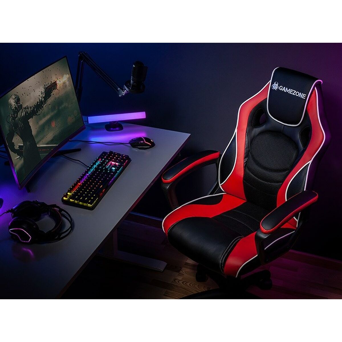 Gaming-Stuhl Tracer TRAINN47145 Schwarz Rot