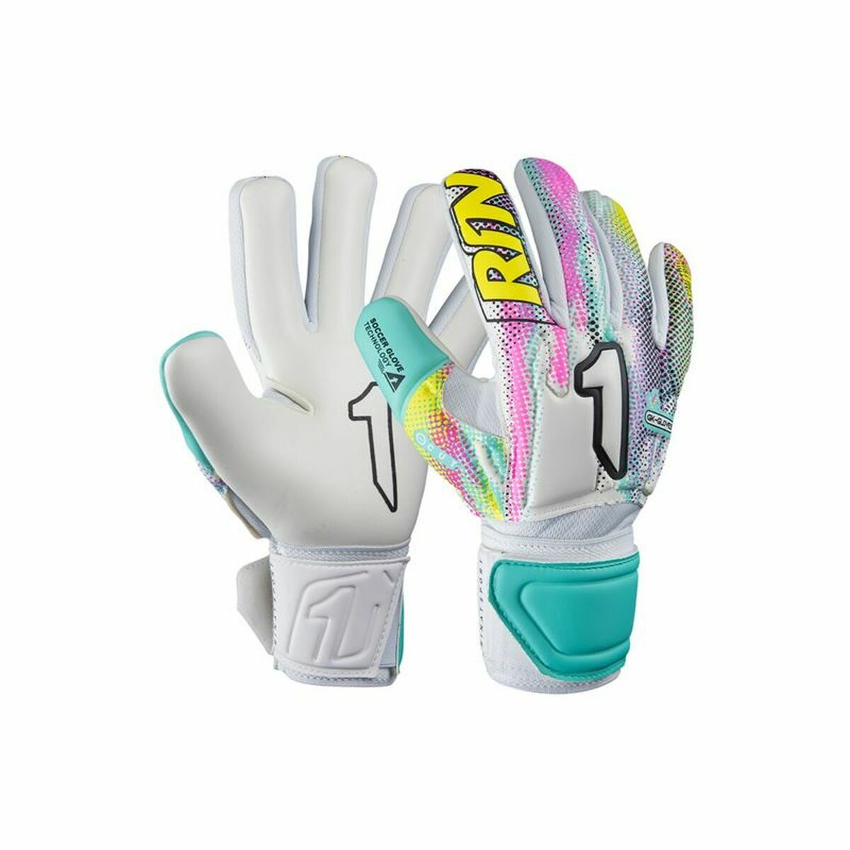 Torwarthandschuhe Rinat Asimetrik Stellar Semi Weiß