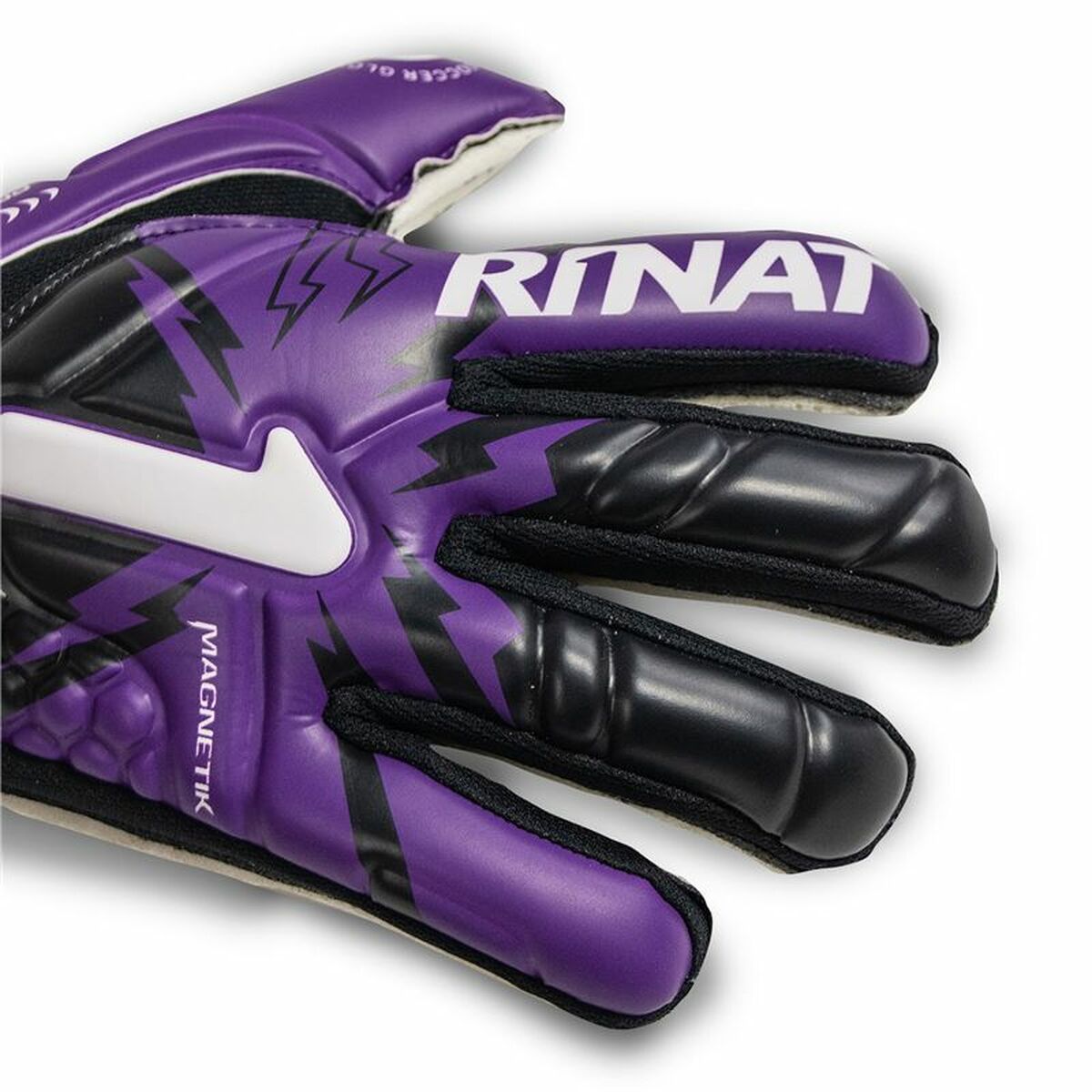 Torwarthandschuhe Rinat Magnetik Spine Turf Lila