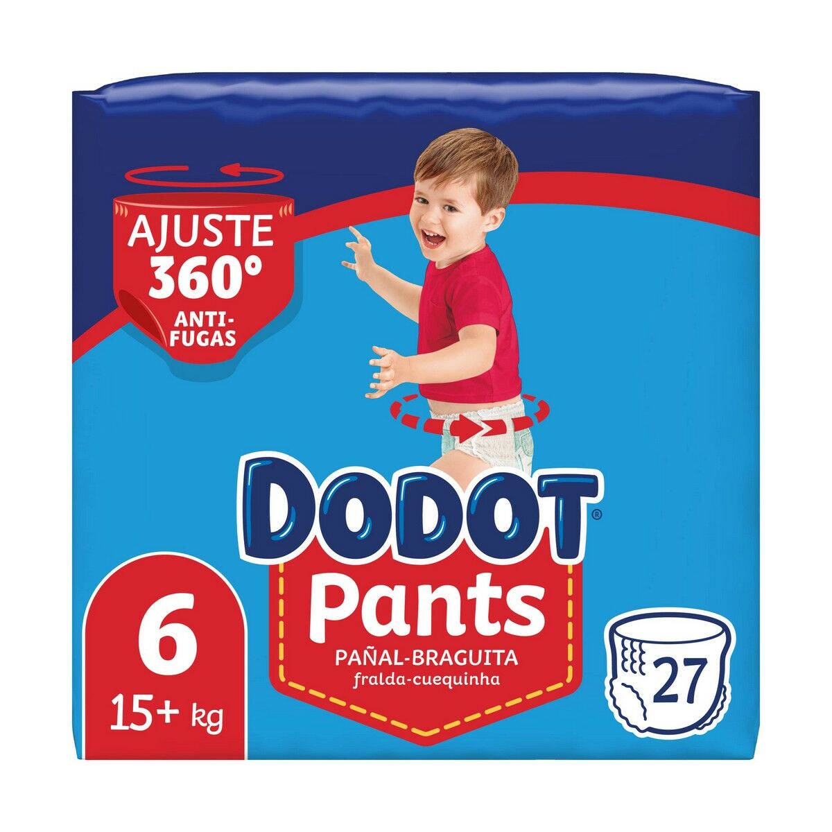 Einweg-Windeln Dodot Dodot Pants 15+ kg Größe 6 27 Stück