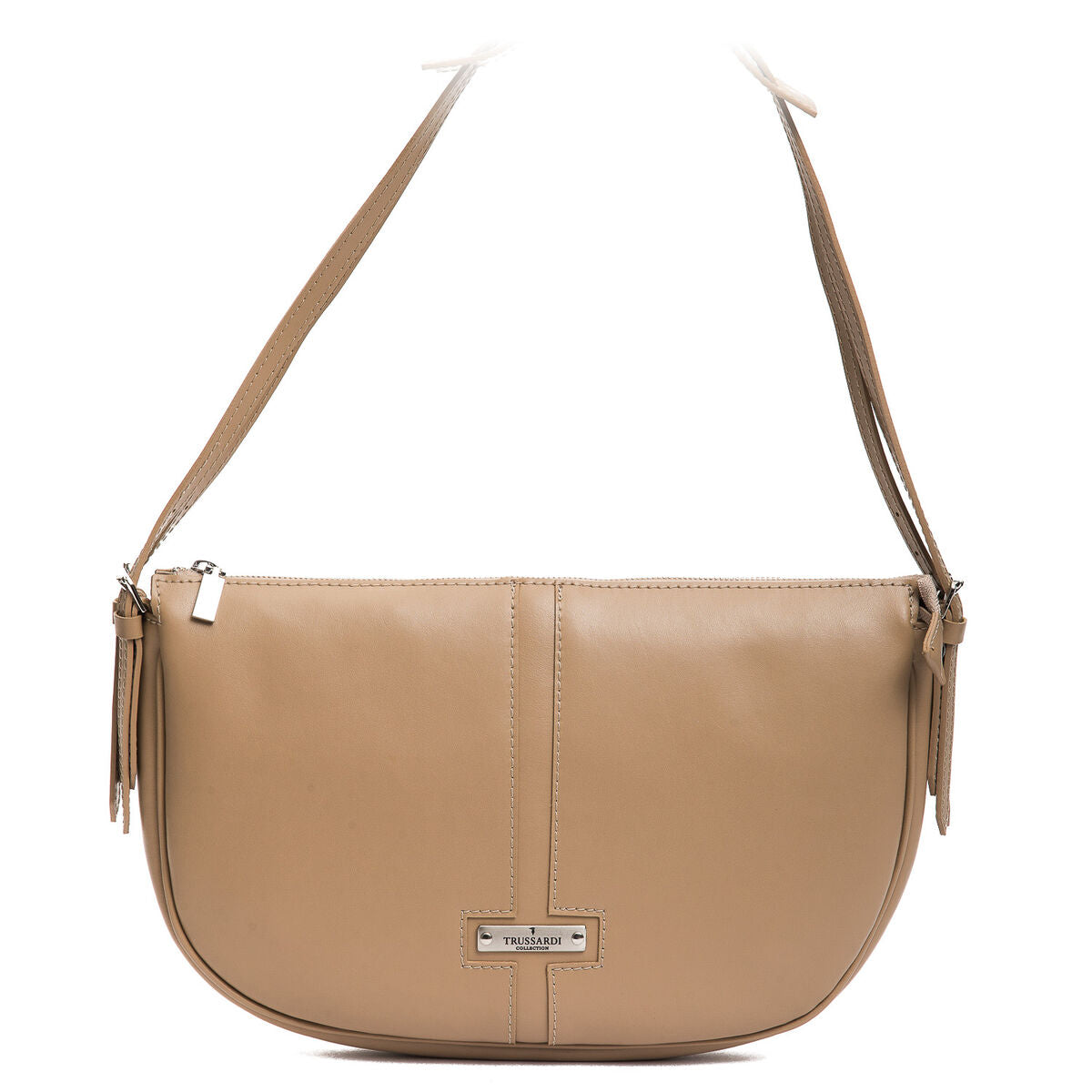 Damen Handtasche Trussardi D66TRC00035-CAMEL Creme