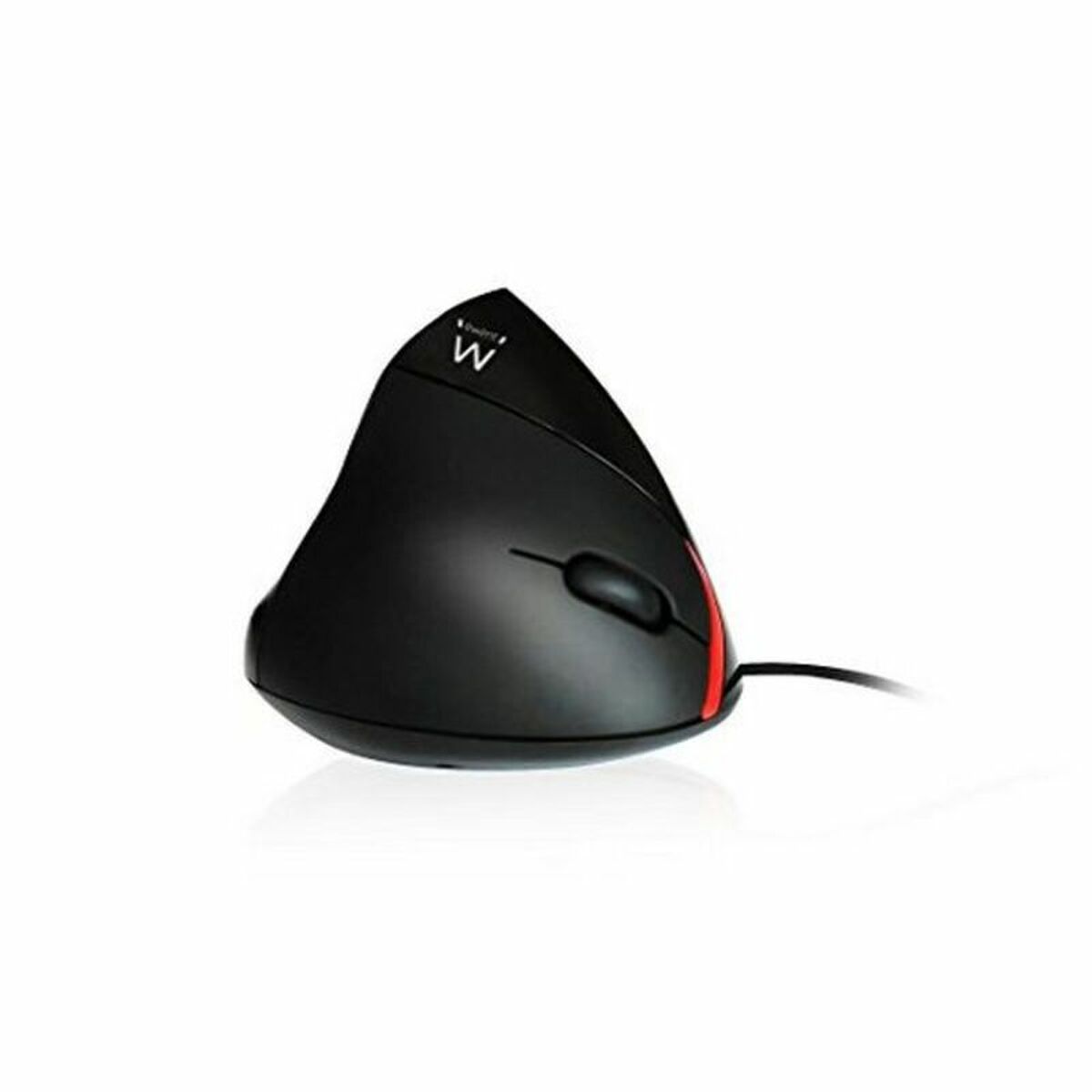 Ergonomische optische Maus Ewent EW3156 1000 dpi USB Schwarz Schwarz/Rot Rot/Schwarz