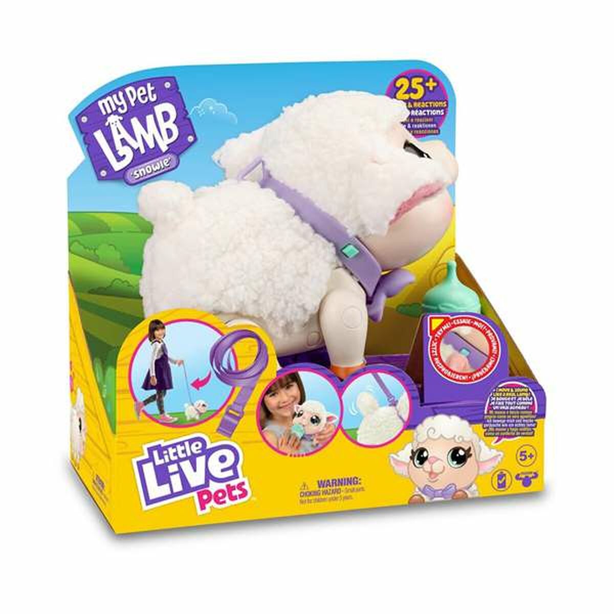 Interaktives Spielzeug Famosa Snowie Little Live Pets 23,5 cm Lamm