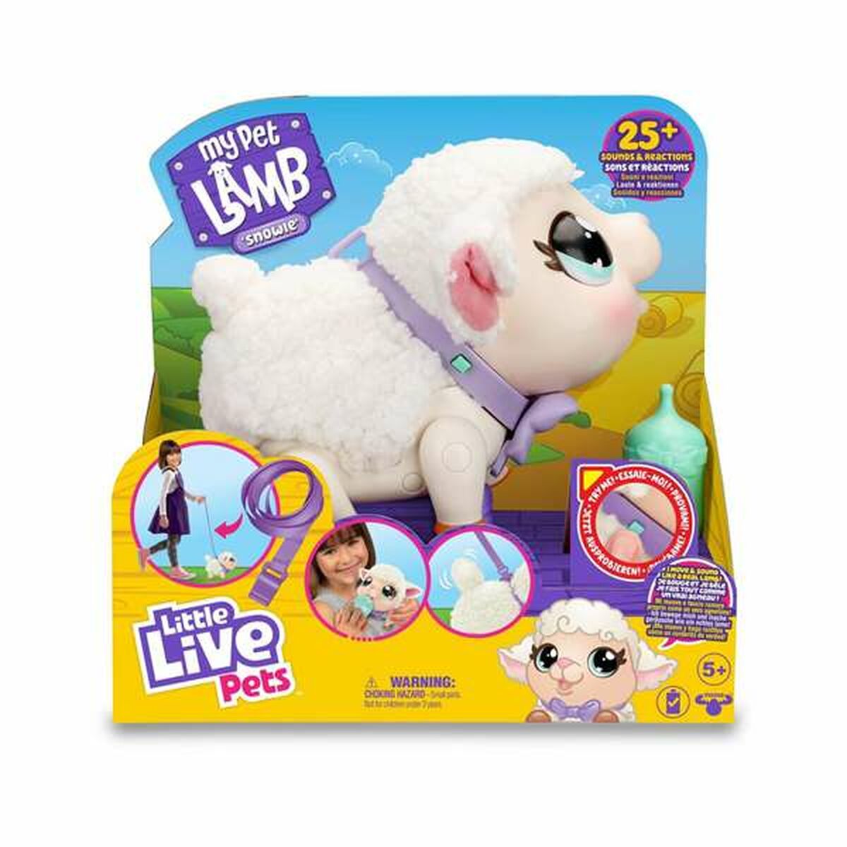 Interaktives Spielzeug Famosa Snowie Little Live Pets 23,5 cm Lamm