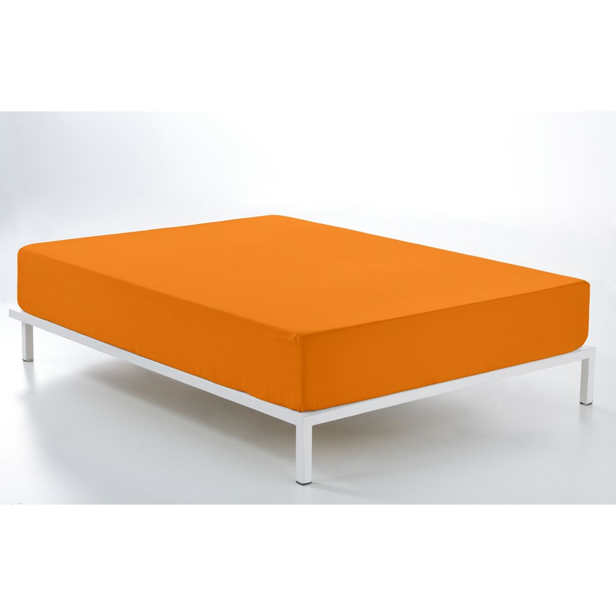 Spannbetttuch Alexandra House Living Orange 160 x 200 cm