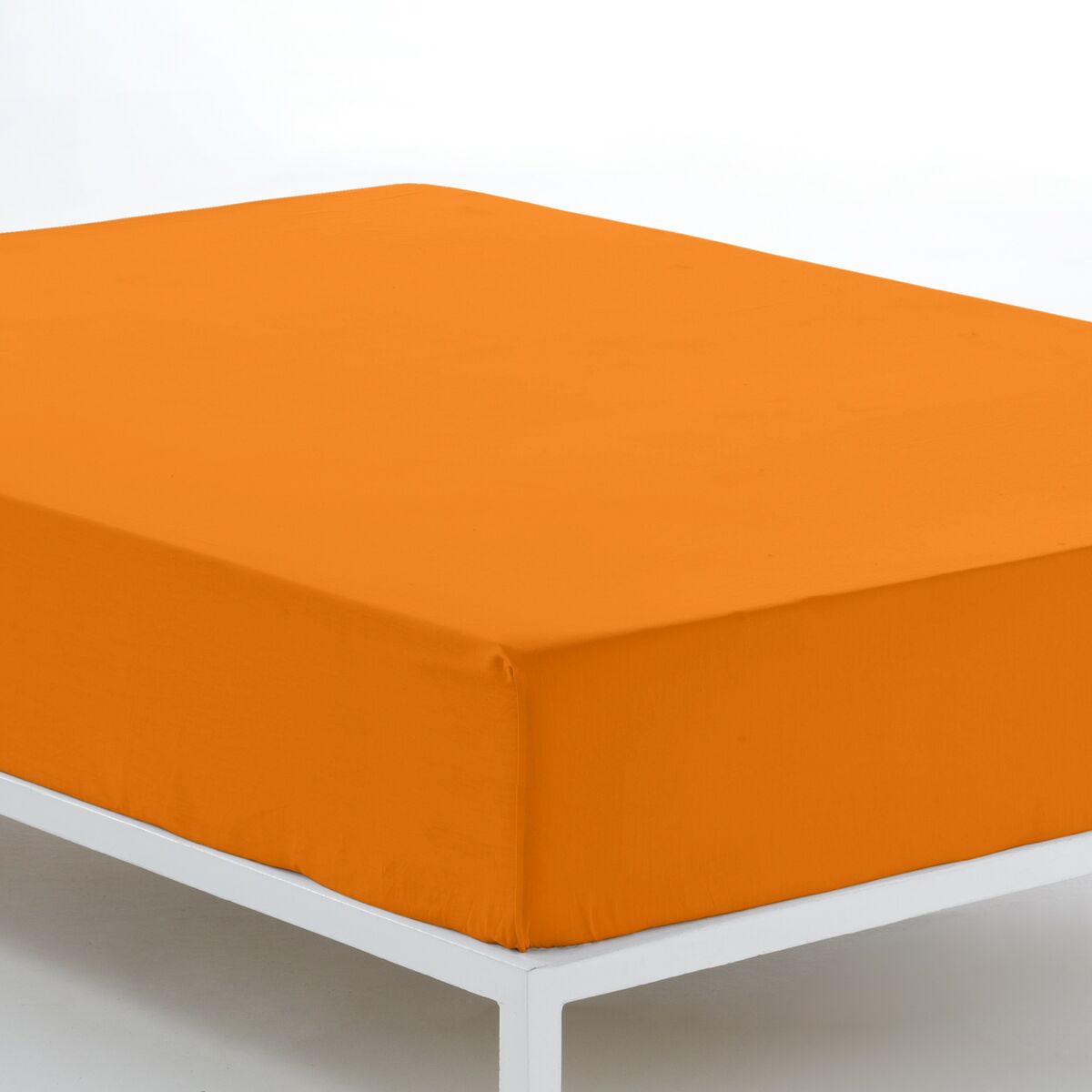 Spannbetttuch Alexandra House Living Orange 160 x 200 cm