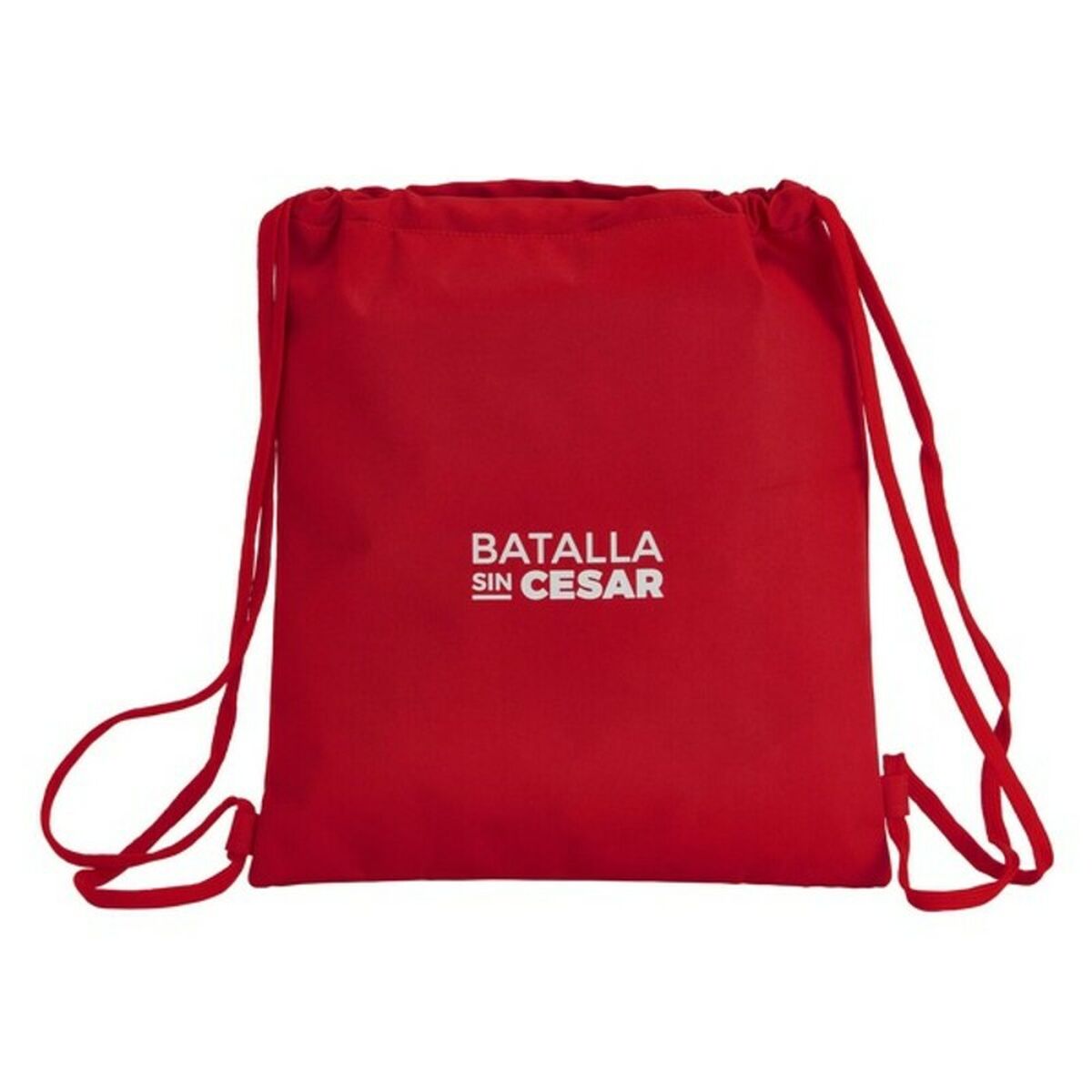 Rucksacktasche mit Bändern Real Sporting de Gijón Rot