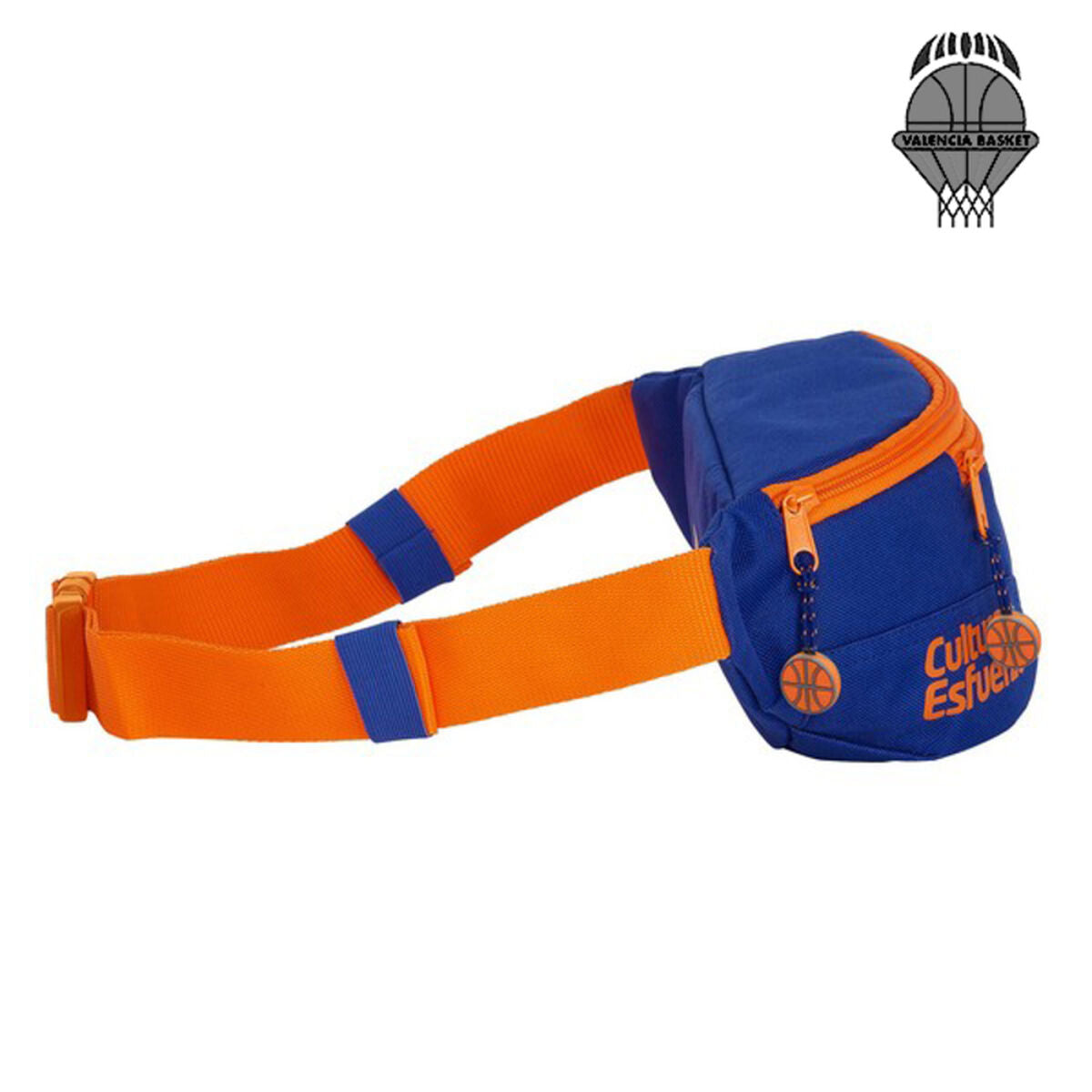 Gürteltasche Valencia Basket Blau Orange (23 x 12 x 9 cm)