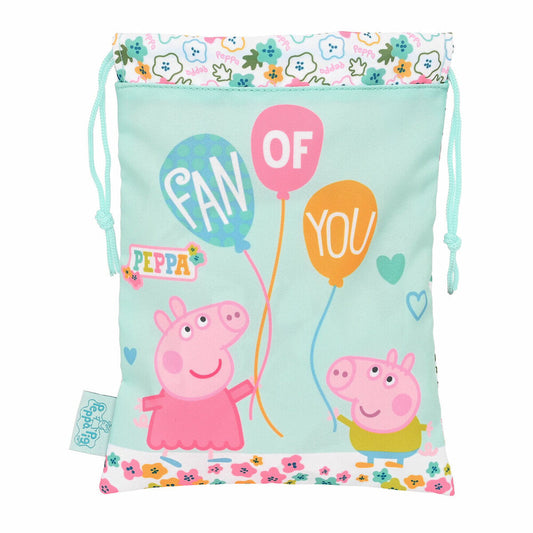 Lunchbox Peppa Pig Cosy corner Sack Hellblau (20 x 25 cm)