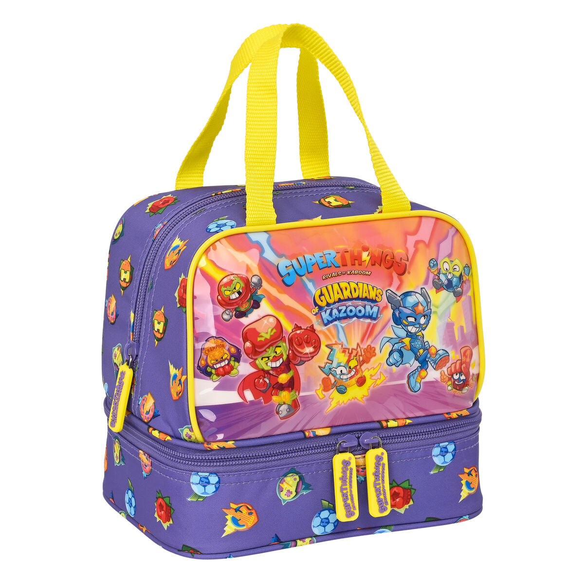 Lunchbox SuperThings Guardians of Kazoom Lila Gelb (20 x 20 x 15 cm)