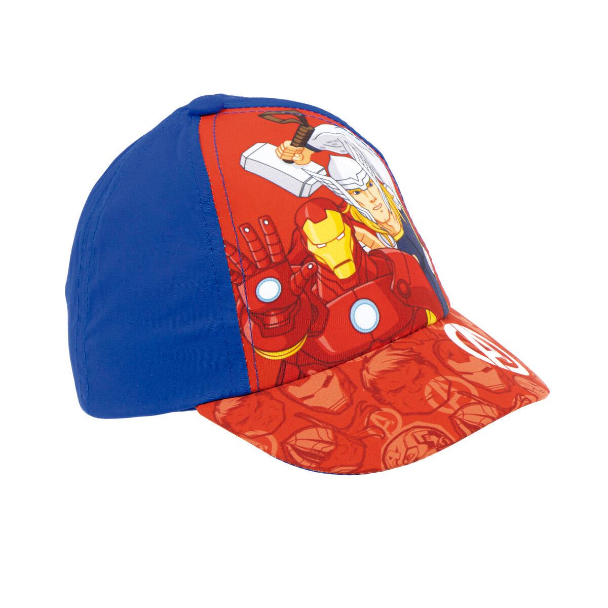 Kinderkappe The Avengers Infinity 44-46 cm Rot Schwarz