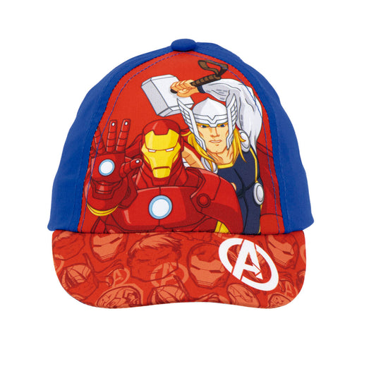 Kinderkappe The Avengers Infinity 44-46 cm Rot Schwarz