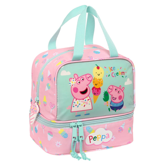 Thermo-Vesperbox Peppa Pig Ice cream Rosa Minze 20 x 20 x 15 cm