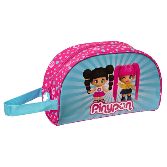 Reise-Toilettentasche Pinypon Blau Rosa Polyester 300D 26 x 16 x 9 cm