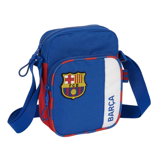 Umhängetasche F.C. Barcelona Blau Granatrot 16 x 22 x 6 cm