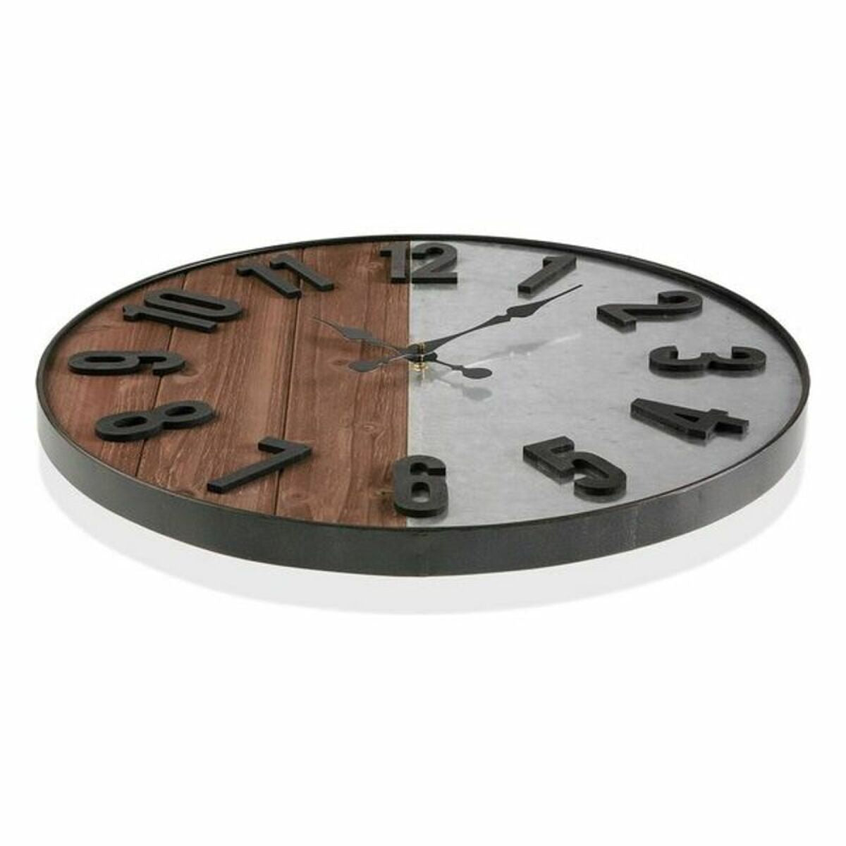 Wanduhr Versa Metall Holz MDF Holz MDF/Metall 5 x 60 x 60 cm