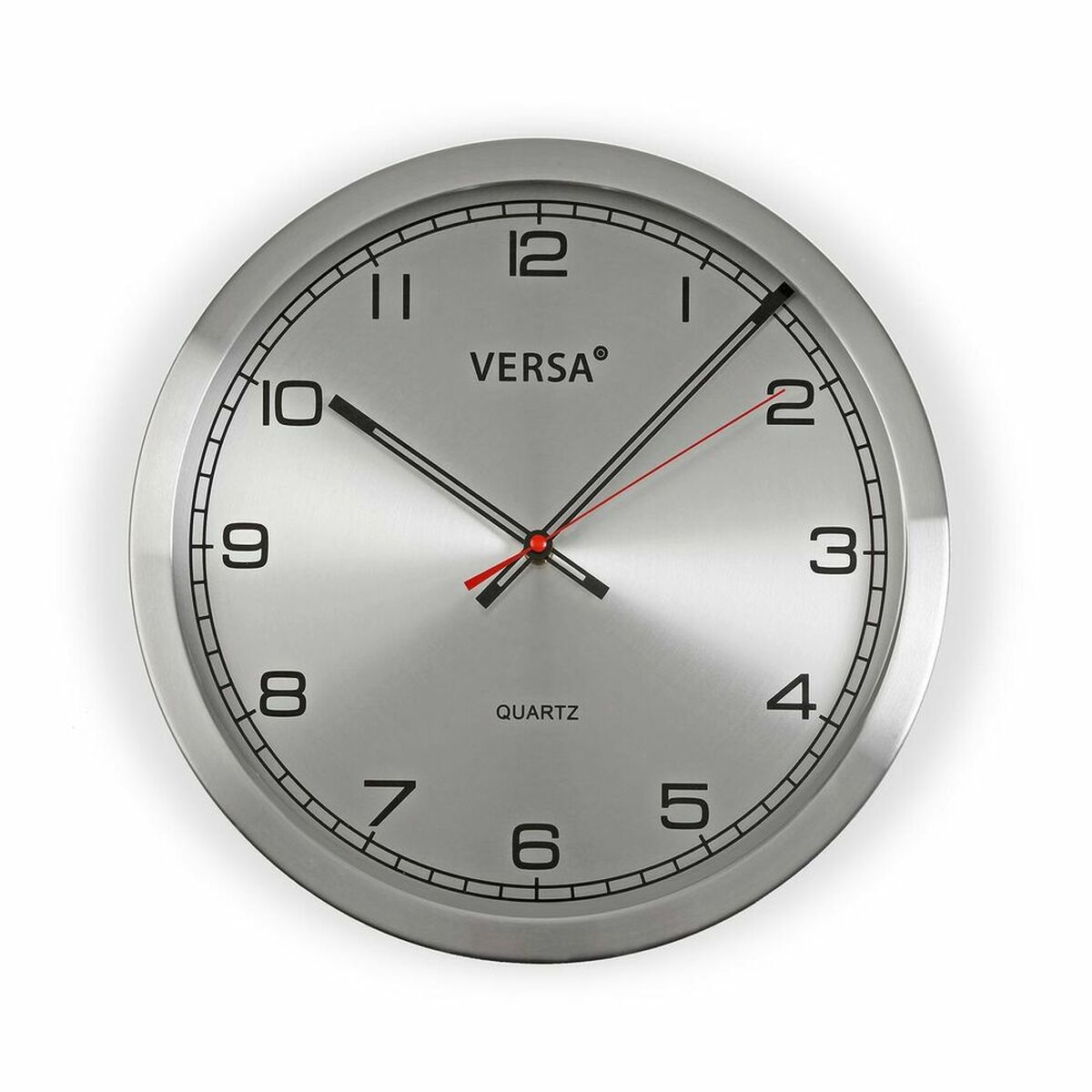 Wanduhr Versa Aluminium (4,1 x 25 x 25 cm)