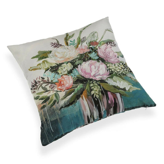 Kissen Versa Blomster Polyester (45 x 45 cm)