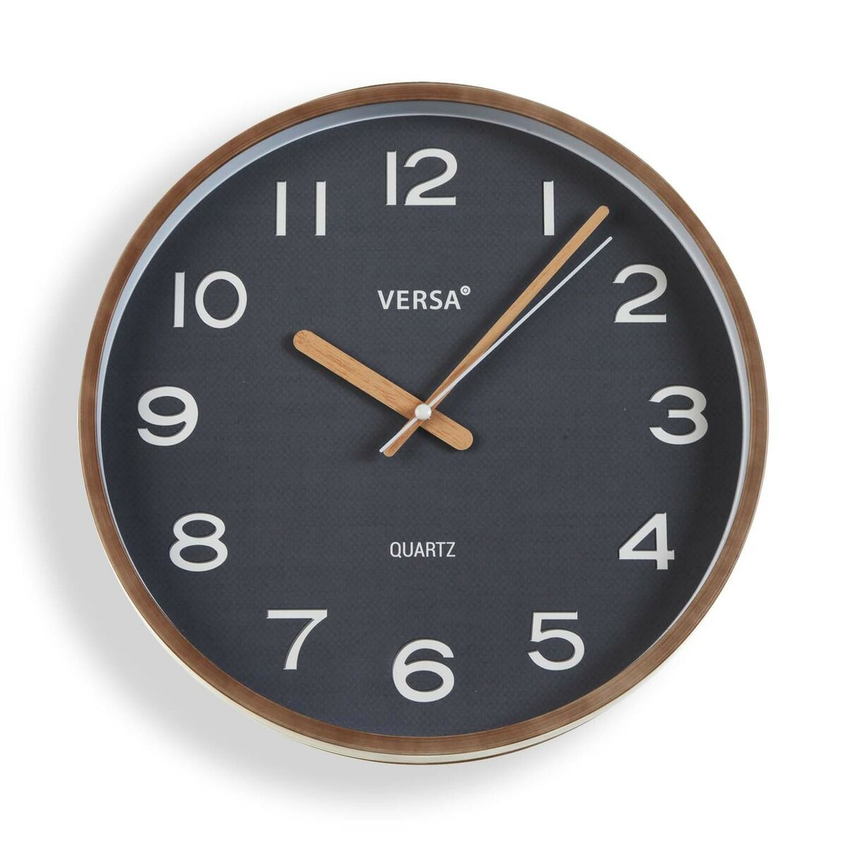 Wanduhr Versa Grau Kunststoff Quarz 4,3 x 30 x 30 cm