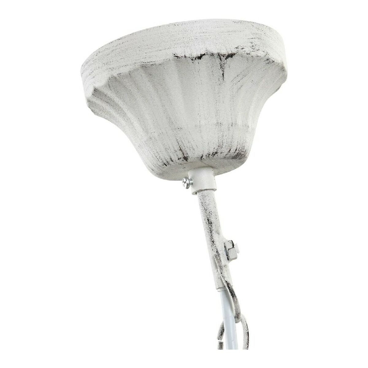 Deckenlampe DKD Home Decor Weiß Bunt Durchsichtig Metall 25 W Shabby Chic 220 V 54 x 54 x 37 cm