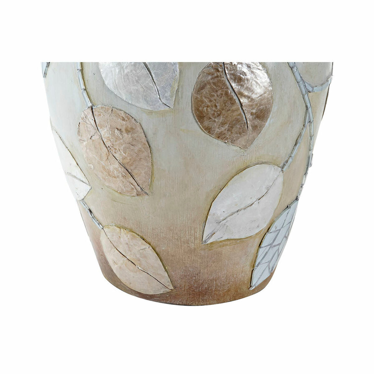 Vase DKD Home Decor Braun Beige Kristall Terrakotta Bali (25 x 25 x 60 cm)