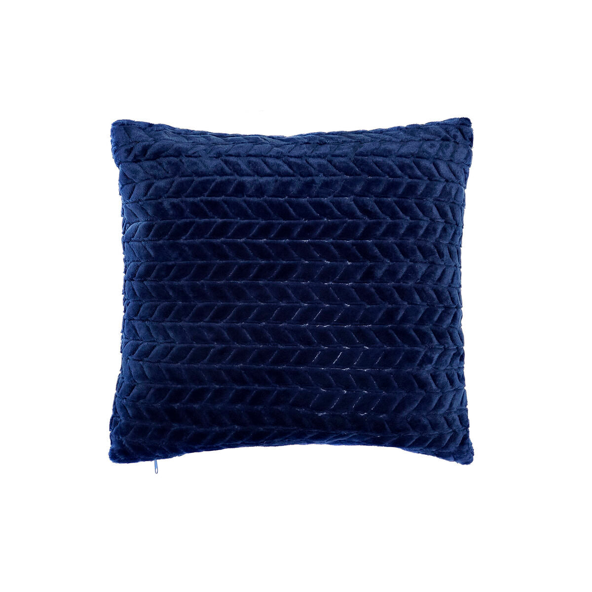 Kissen DKD Home Decor Marineblau karriert 45 x 10 x 45 cm