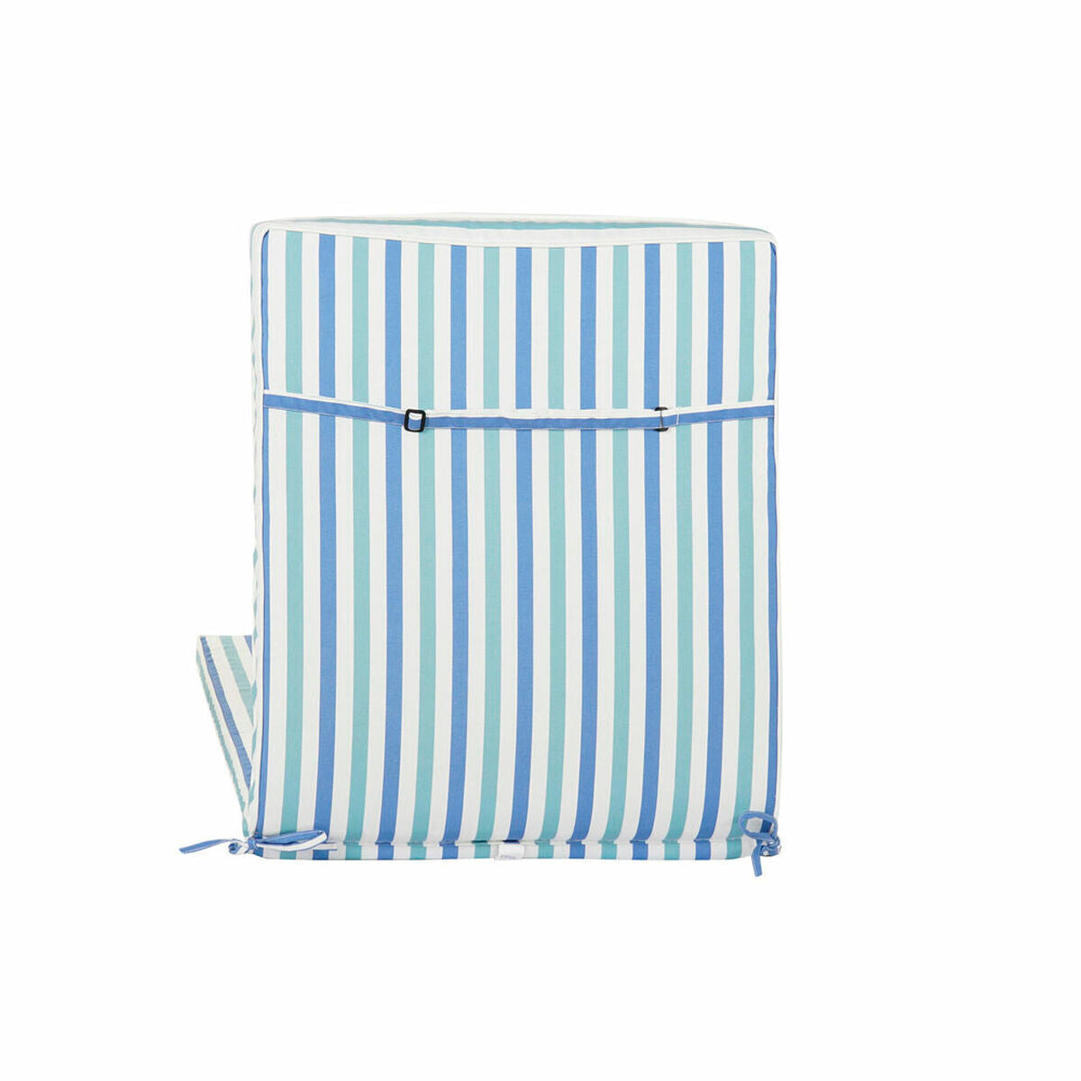 Kissen DKD Home Decor Weiß Himmelsblau Marineblau Streifen 190 x 60 x 5 cm (190 x 60 x 5 cm)