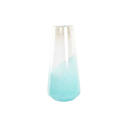 Vase DKD Home Decor Blau Kristall Mediterraner 20 x 20 x 46 cm