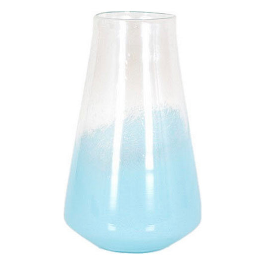 Vase DKD Home Decor Blau Kristall Mediterraner 21 x 21 x 34,5 cm