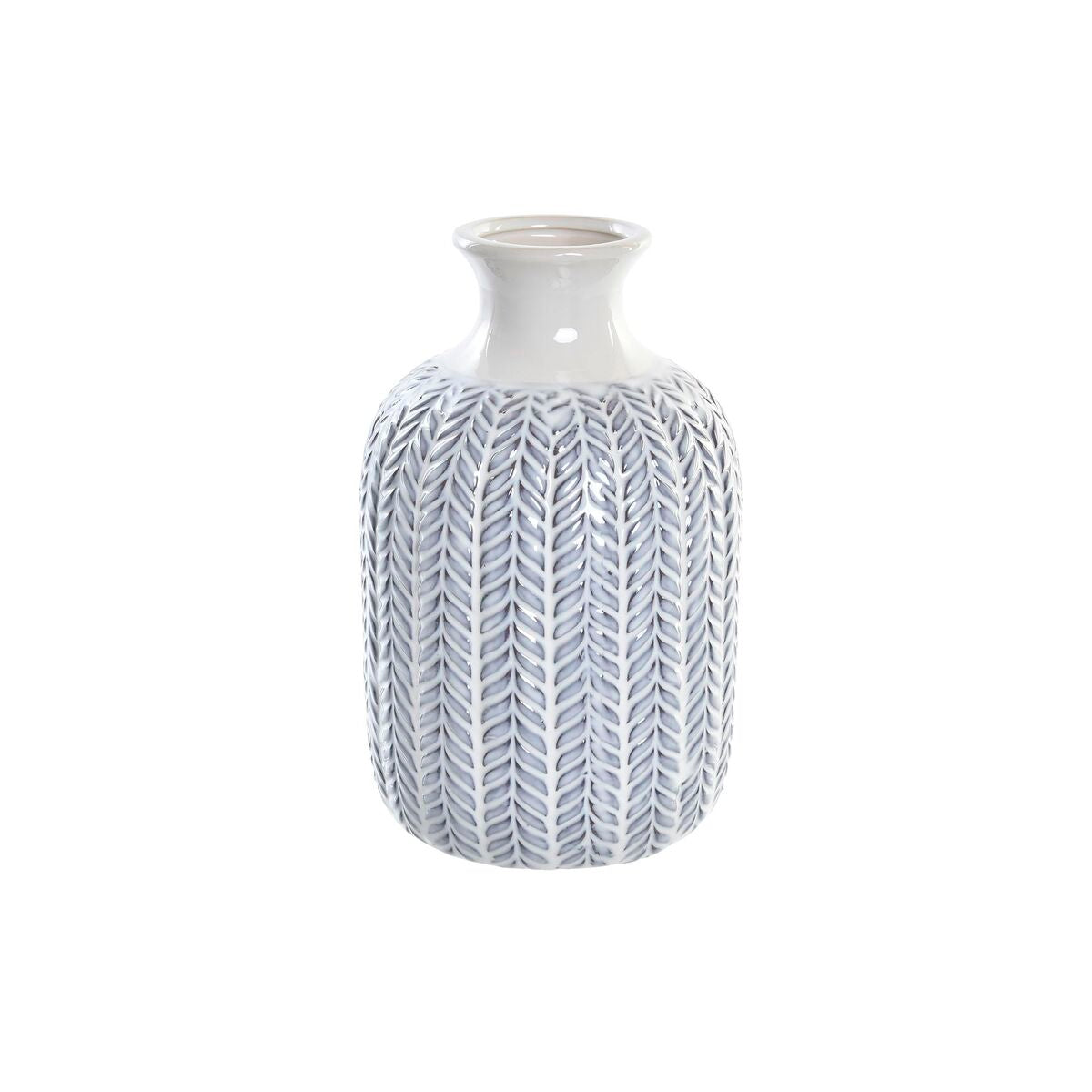 Vase DKD Home Decor Blau Weiß Porzellan Mediterraner 16 x 16 x 25 cm