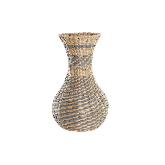 Vase DKD Home Decor natürlich Grau 25 x 25 x 41 cm