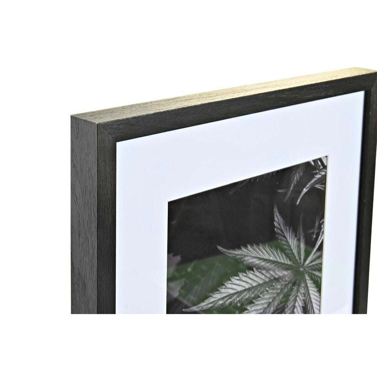 Fotorahmen DKD Home Decor 33 x 2 x 45 cm Kristall Schwarz Weiß/Schwarz Holz MDF (6 Stücke)