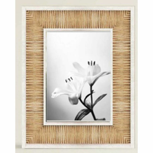 Fotorahmen DKD Home Decor Weiß natürlich Holz Holz MDF Moderne 19 x 1,5 x 24 cm