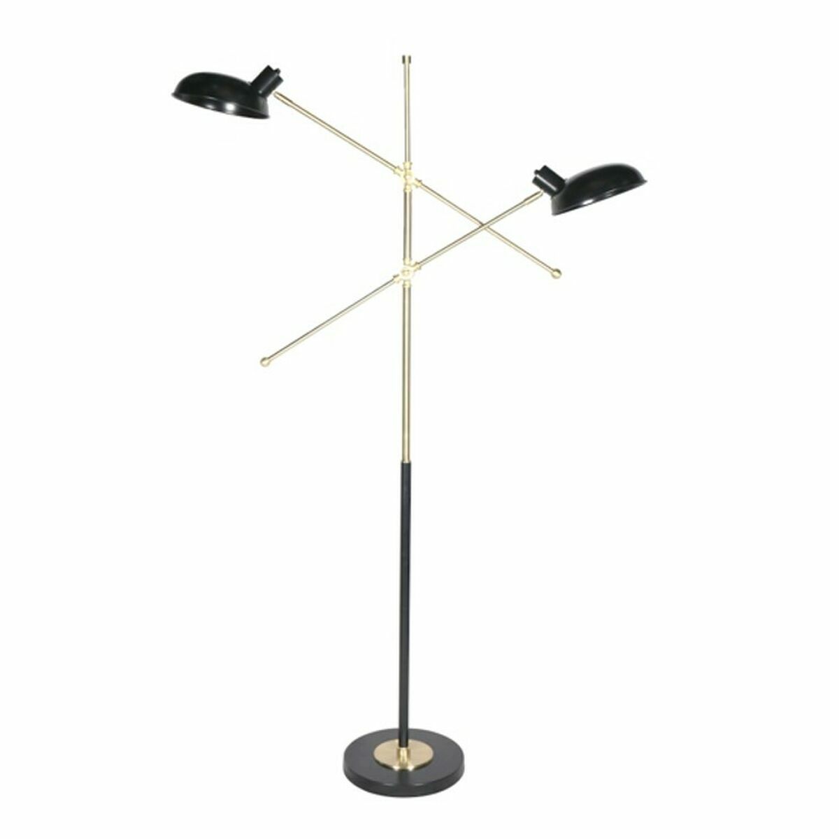 Stehlampe DKD Home Decor Schwarz Gold Metall 50 W 220 V 120 x 30 x 174 cm