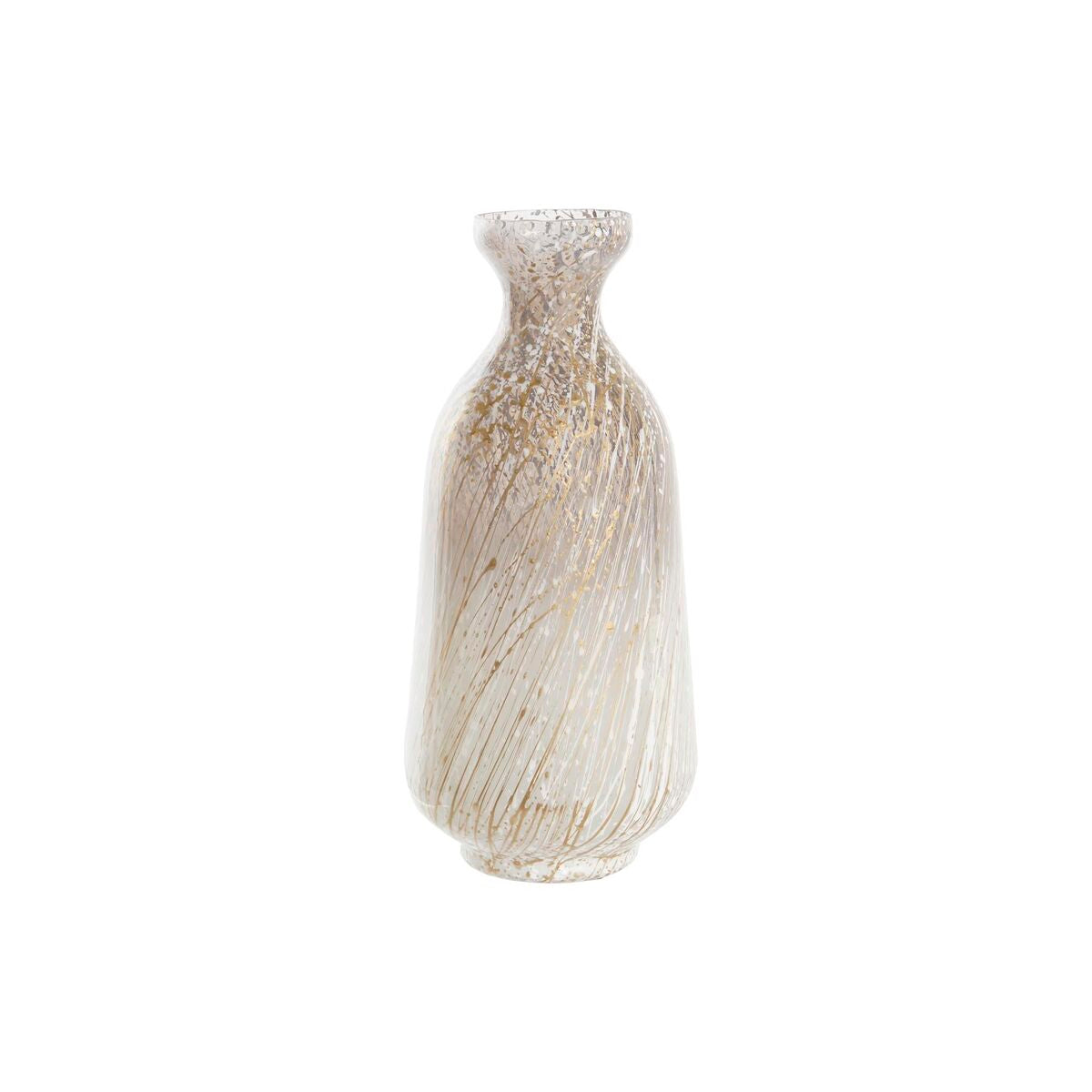 Vase DKD Home Decor Kristall zweifarbig (14 x 14 x 32 cm)